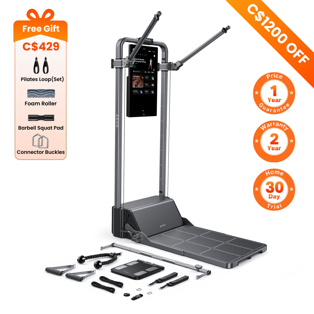 Salle de sport intelligente tout-en-un AEKE S1 Pro pour la maison
